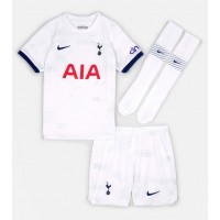 Camiseta Tottenham Hotspur Cristian Romero #17 Primera Equipación para niños 2023-24 manga corta (+ pantalones cortos)